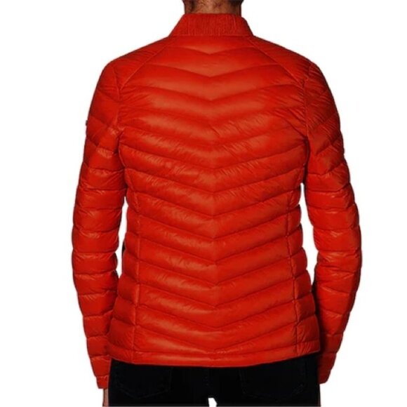 BMW Red puffer bomber jacket women’s small NWT S - Picture 2 of 16